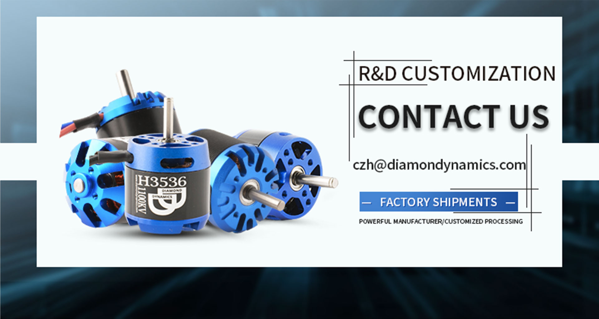 Diamond Dynamics Airplane Motors (Brushless Motors) H Series