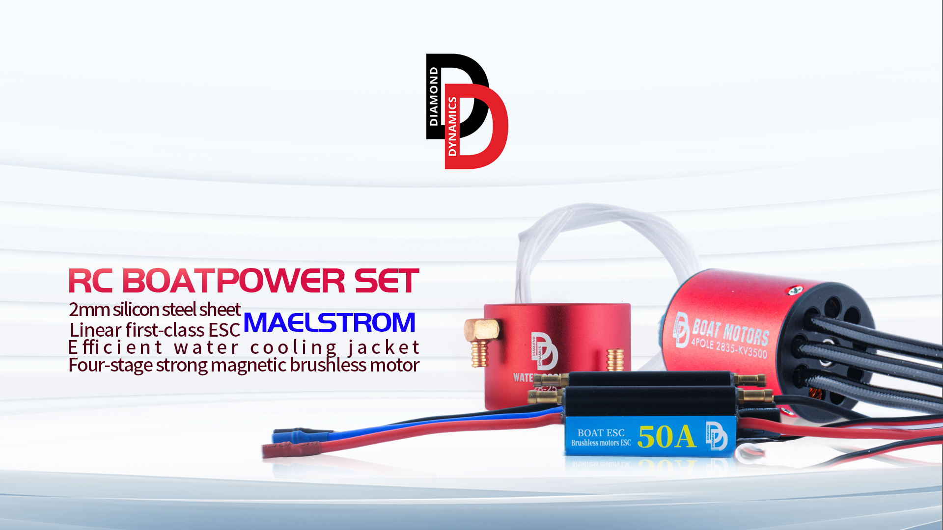 Diamond Dynamics MAELSTROM RC BOAT POWER SET